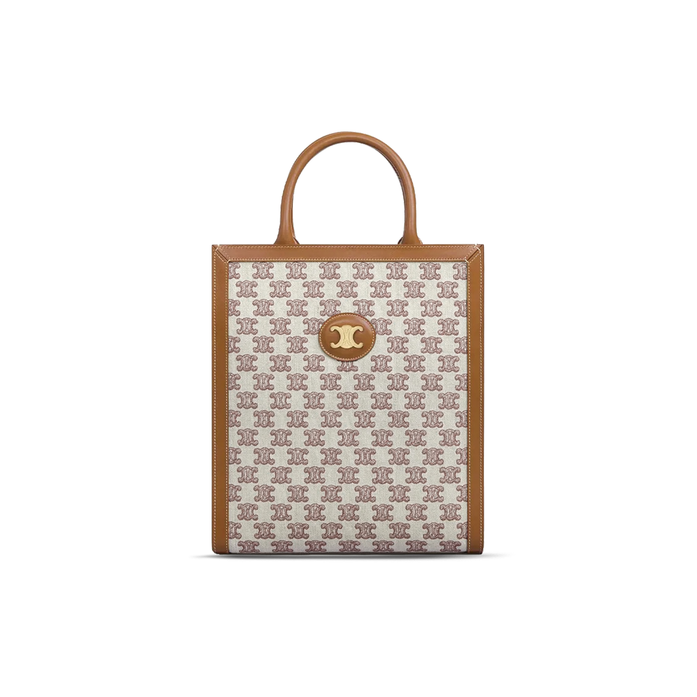 Ce**e mini vertical cabas in triomphe canvas with Ce**e print 194352cs8.25vs (33*28.5*8cm)